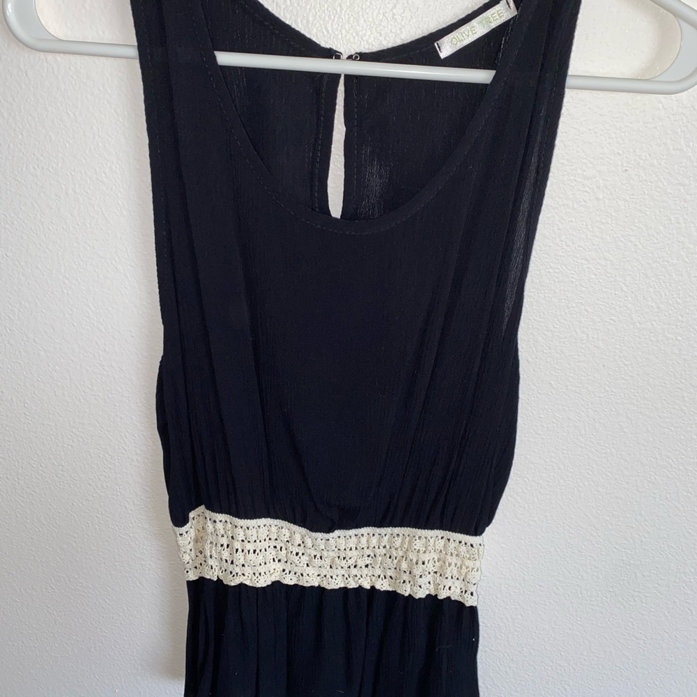 Black tank top